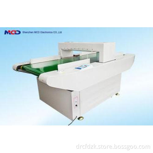 Clothe Needle Detector conveyor belt metal detector With Bu